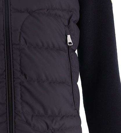 Moncler Cardigan - Wool/Down - Navy
