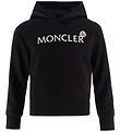 Moncler Hoodie - Svart m. Vit