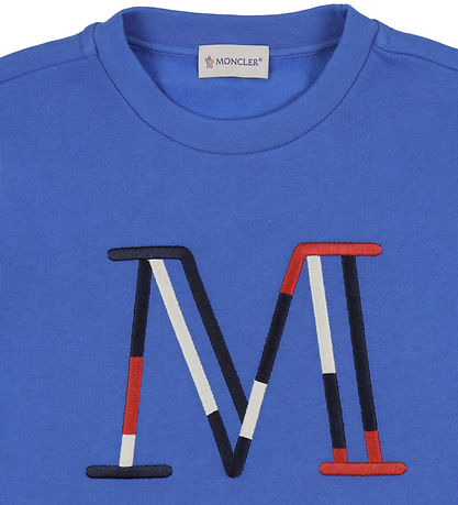 Moncler Sweatshirt - Blue w. M Moncler Sweatshirt - Blue w. M