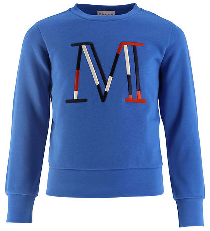 Moncler Sweatshirt - Blue w. M Moncler Sweatshirt - Blue w. M