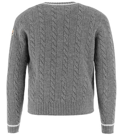 Moncler Tröja - Ull - Grå