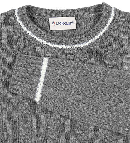 Moncler Tröja - Ull - Grå