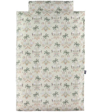Nørgaard Madsens Bedding - Baby - Natural w. Palms/Lions/Zebras Nørgaard Madsens Bedding - Baby - Natural w. Palms/Lions/Zebras