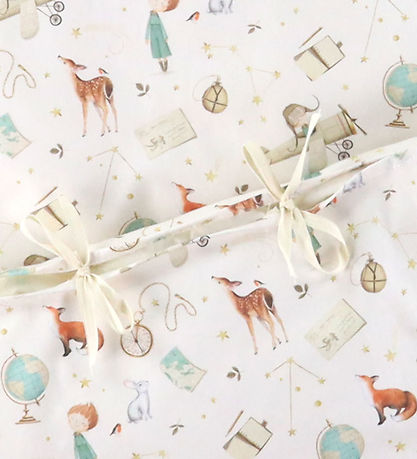 Nørgaard Madsens Bedding - Junior - Off White w. Scientists Nørgaard Madsens Bedding - Junior - Off White w. Scientists