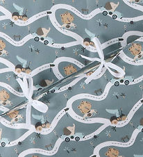 Nørgaard Madsens Bedding - Junior - Grey w. Cars on Winding Road Nørgaard Madsens Bedding - Junior - Grey w. Cars on Winding Road