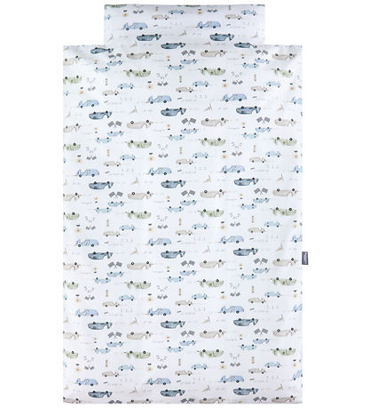Nørgaard Madsens Bedding - Adult - White w. Old Cars Nørgaard Madsens Bedding - Adult - White w. Old Cars