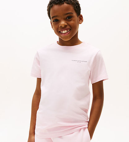Tommy Hilfiger T-shirt - Mini Corp - Light Pink