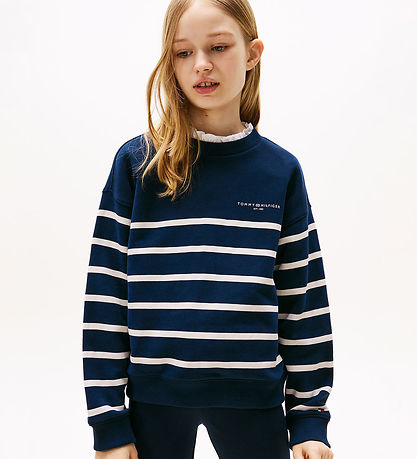 Sweat-shirt Tommy Hilfiger - Mini Corp - Dark Nuit Marine Stripe Sweat-shirt Tommy Hilfiger - Mini Corp - Dark Nuit Marine Stripe