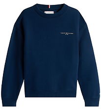 Tommy Hilfiger Sweatshirt - Mini Corp - Dark Nacht Navy Tommy Hilfiger Sweatshirt - Mini Corp - Dark Nacht Navy