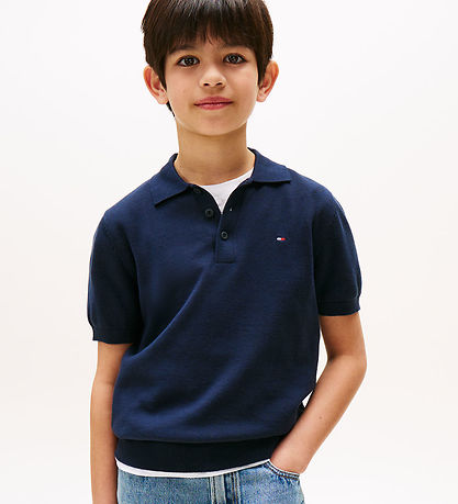 Tommy Hilfiger Polo - Dark Natt Marinblå