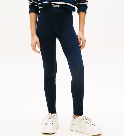Tommy Hilfiger Leggings - Sweat - Dark Night Navy Tommy Hilfiger Leggings - Sweat - Dark Night Navy
