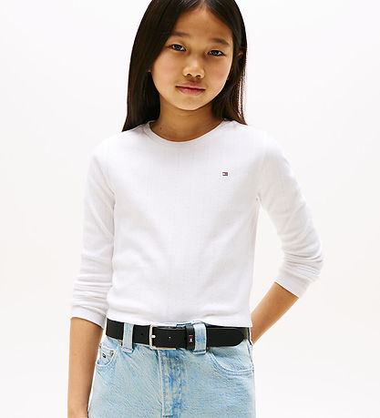 Tommy Hilfiger Blouse - Pointelle - White