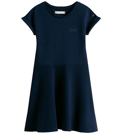 Tommy Hilfiger Mekko - Välikappaleen lukitus - Dark Yö Laivaston