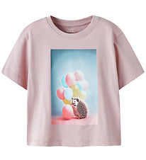 T-Shirt Name It - NmfVotea - Lilac/Hegdehog T-Shirt Name It - NmfVotea - Lilac/Hegdehog