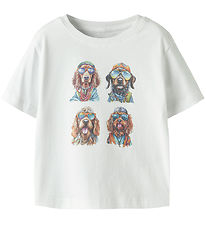 T-Shirt Name It - NmmVoto - Bright White/4 Chiens T-Shirt Name It - NmmVoto - Bright White/4 Chiens