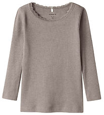 Blouse Name It - Noos - Rib - NmfKab - Mélange satellite Blouse Name It - Noos - Rib - NmfKab - Mélange satellite
