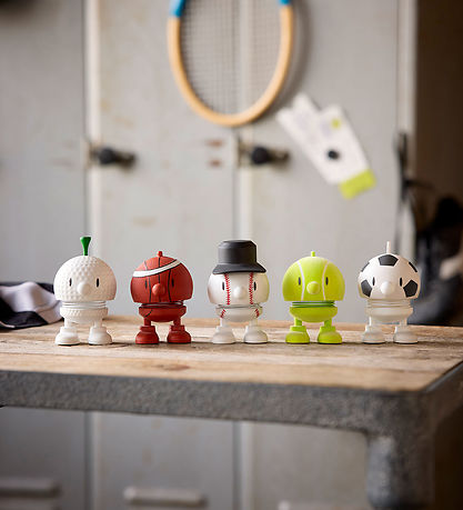 Hoptimist Football Bumble - Small - 7.6 cm - White Hoptimist Football Bumble - Small - 7.6 cm - White