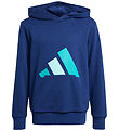 adidas Performance Hoodie - J BL FT HD 280 - DKBLUE/PURTEA/H adidas Performance Hoodie - J BL FT HD 280 - DKBLUE/PURTEA/H