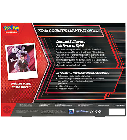 Pokémon Trading Card - Team Rocket's Mewtwo ex Box