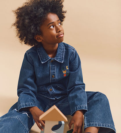 Liewood Denim Jacket - Kinsley Placement - Medium+ Blue Denim