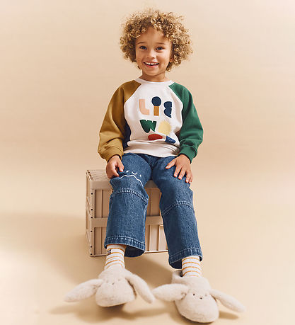 Liewood Hosen - Denim - Cesar Placement - Medium+ Blue Denim