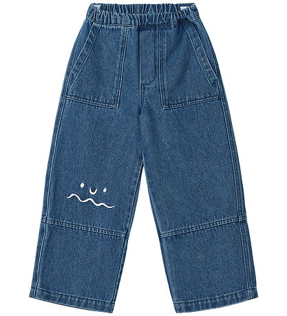 Liewood Housut - Denim - Cesar Placement - Medium+ Blue Denim Liewood Housut - Denim - Cesar Placement - Medium+ Blue Denim