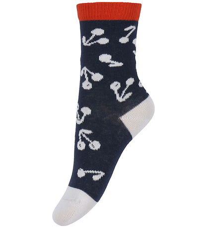 Liewood Socks - 3-Pack - Silas - Cherry Blossom/Classic Navy