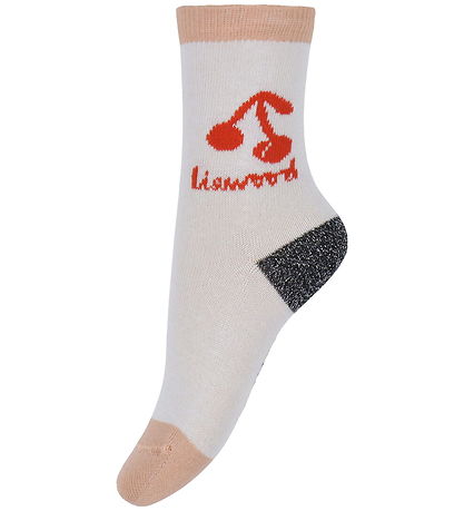 Liewood Socks - 3-Pack - Silas - Cherry Blossom/Classic Navy