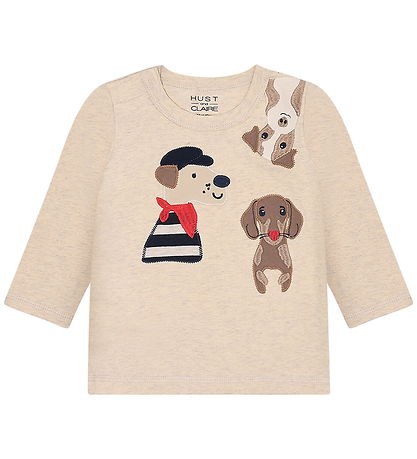 Hust and Claire Blouse - August Dogs - Wheat Melange Hust and Claire Blouse - August Dogs - Wheat Melange
