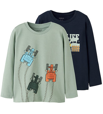 Blouse Name It - NmmLactor - 2 Pack - Marine Blazer/Jadéite Blouse Name It - NmmLactor - 2 Pack - Marine Blazer/Jadéite