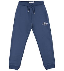 Pantalon de Jogging Calvin Klein - Monogramme Logo - Blue Jean Pantalon de Jogging Calvin Klein - Monogramme Logo - Blue Jean