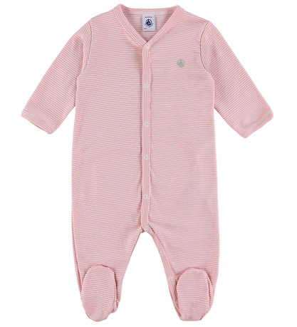Dors-bien Petit Bateau - 2 Pack - Blanc/Rose av. Cœurs/A Rayures Dors-bien Petit Bateau - 2 Pack - Blanc/Rose av. Cœurs/A Rayures