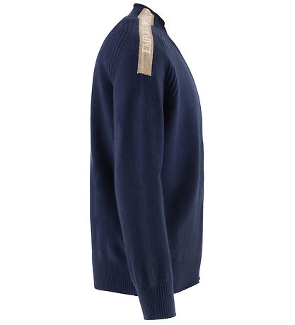 Emporio Armani Cardigan - Viskose/Wolle - Marineblau Academy