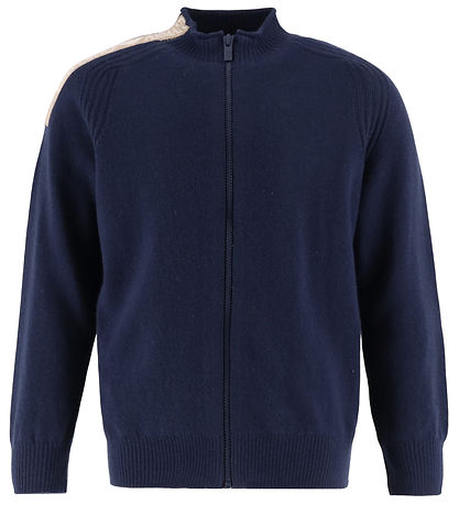 Emporio Armani Cardigan - Viskose/Wolle - Marineblau Academy