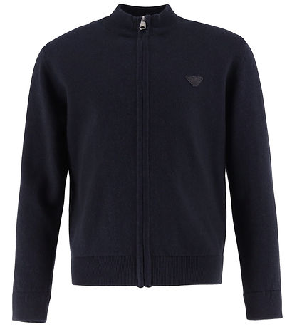Emporio Armani Cardigan - Strick - Baumwolle/Wolle - Blue Navy