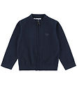 Emporio Armani Cardigan - Baumwolle/Wolle - Navy
