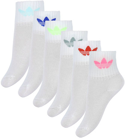 adidas Originals Socken - 6er-Pack - Weiß adidas Originals Socken - 6er-Pack - Weiß
