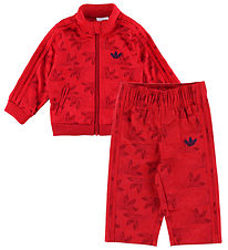 adidas Originals Tracksuit - Firebird TS - Red adidas Originals Tracksuit - Firebird TS - Red