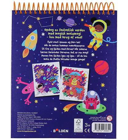 Forlaget Bolden Colouring Book - The Room - Paint With Water