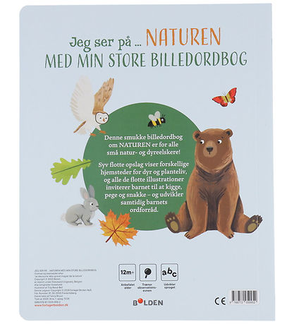 Forlaget Bolden Picture Book - I look at nature - Danish