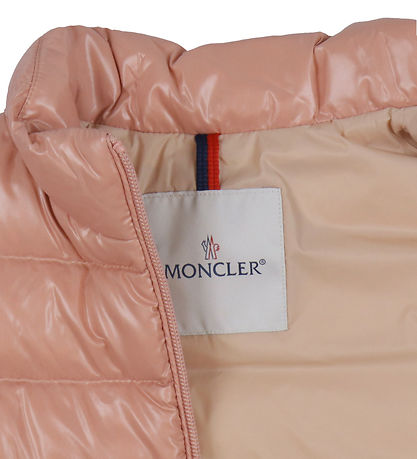 Moncler Down Vest - Ghany - Pastel Pink Moncler Down Vest - Ghany - Pastel Pink