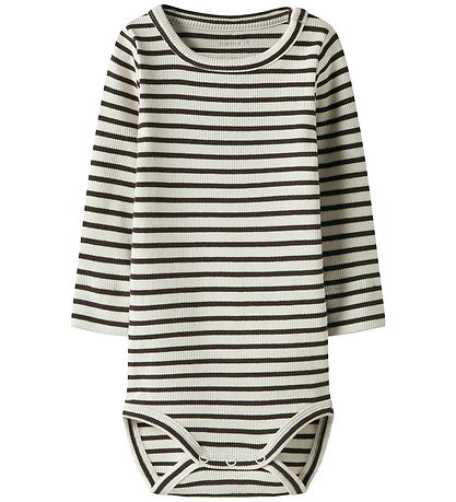 Name It Romper l/s - Noos - Rib - NbnBani - Delicioso Name It Romper l/s - Noos - Rib - NbnBani - Delicioso