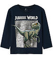 Name It Blússa - NmmJewel - Jurassic World - Núll - Dökkblátt Bl