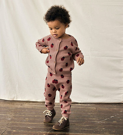 Lil' Atelier Cardigan - Knitted - NbfLulio - Misty Rose