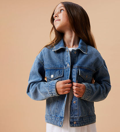 Name It Denim Jacket - Noos - NkfMila - Medium+ Blue Denim