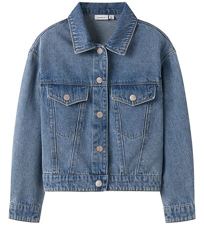 Name It Denim Jacket - Noos - NkfMila - Medium+ Blue Denim
