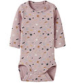 Name It Bodysuit l/s - NbfKoral - Burnished Lilac w. Pointelle