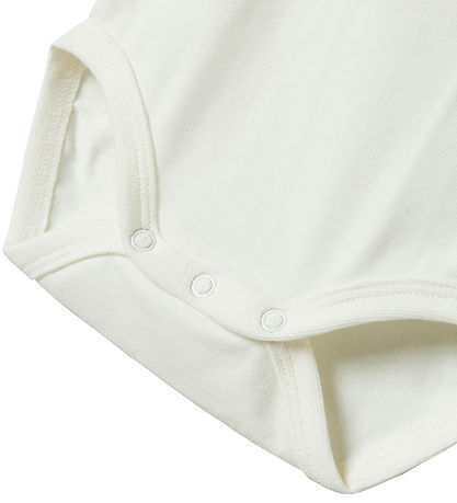Name It Bodysuit l/s - NbfKinin - Cloud Dancer w. Glitter