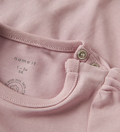 Name It Bodysuit l/s - NbfKinin - Burnished Lilac w. Glitter Name It Bodysuit l/s - NbfKinin - Burnished Lilac w. Glitter