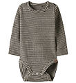 Name It Bodysuit l/s - NbnBerro - Seal Brown